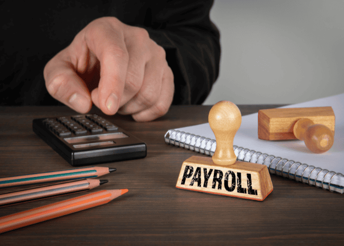 Service payroll processing